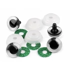 Biztonsági szem glitteres 16 mm -Zöld