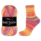 Vlna-Hep Best Socks fonal 7345 Tűzliliom