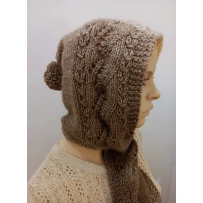 Ombre kapucnis sál NAKO Ombre fonalból