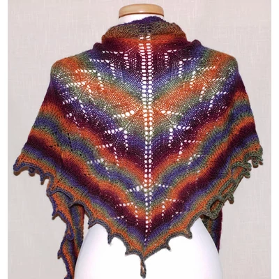 Kolibri kendő - Minta Flotte Socke Kolibri fonalból