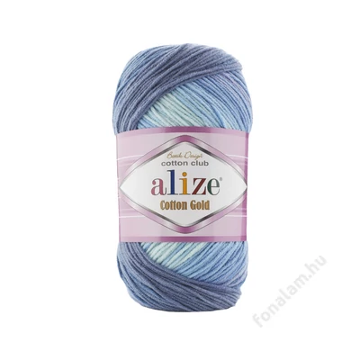 Alize Cotton Gold Batik fonal 3299 Vizes árok
