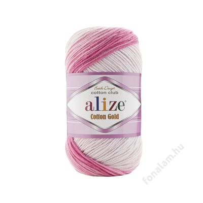 Alize Cotton Gold Batik fonal 3302 Rózsaágy