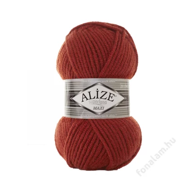 Alize Superlana Maxi fonal 36 Rozsda