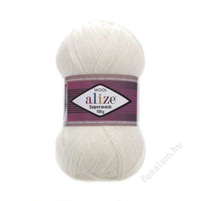 Alize Superwash fonal 01 Krém