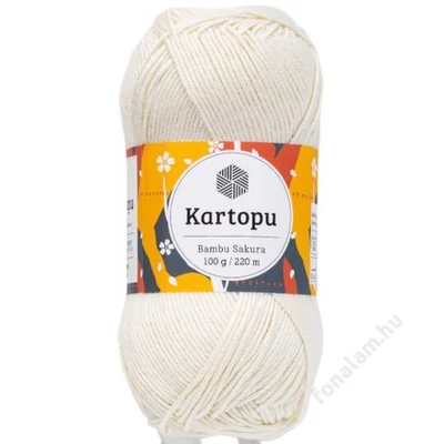 Kartopu Bambu Sakura fonal K019 Tejszín