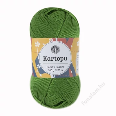 Kartopu Bambu Sakura fonal K392 Fű