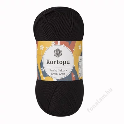 Kartopu Bambu Sakura fonal K940 Fekete Péter