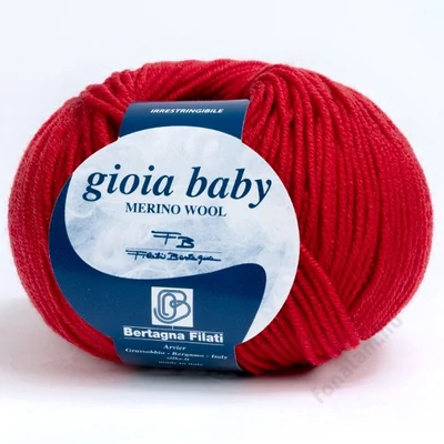 Gioia Baby merinó fonal 117 Pipacs