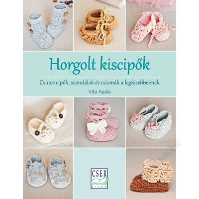 Horgolt kiscipők