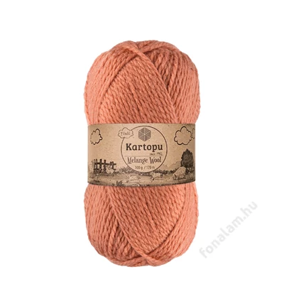 Kartopu_Melange_Wool_fonal_K784_Téglapor