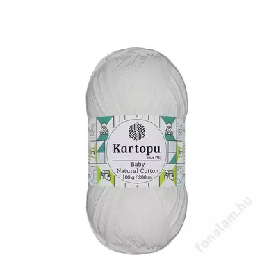 Kartopu Baby Natural Cotton fonal K010 Hó