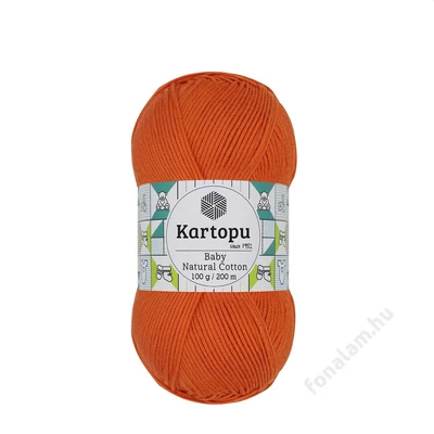 Kartopu Baby Natural Cotton fonal K202 Narancs
