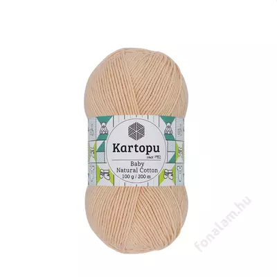 Kartopu Baby Natural Cotton fonal K227 Hamvas barack