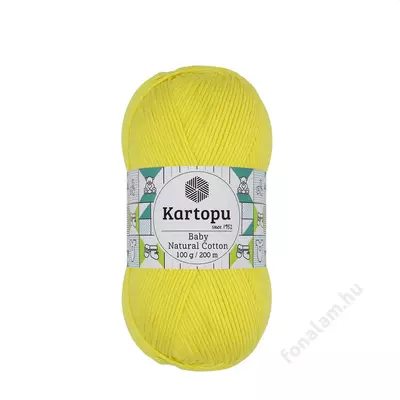 Kartopu Baby Natural Cotton fonal K326 Citrom