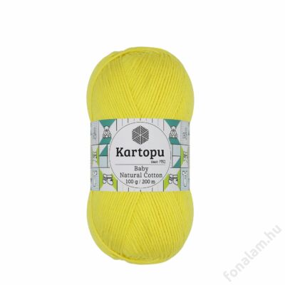 Kartopu Baby Natural Cotton fonal K326 Citrom