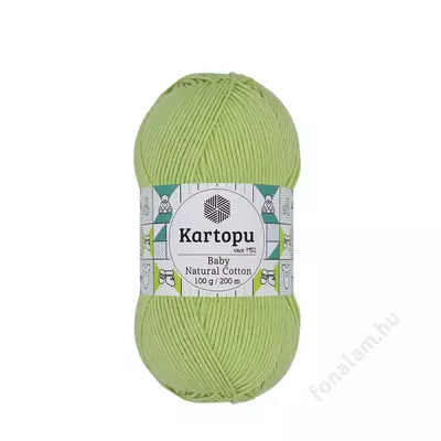 Kartopu Baby Natural Cotton fonal K389 Zöldalma