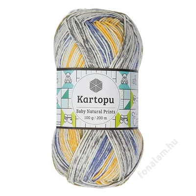 Kartopu Baby Natural Prints fonal H1803 Virág