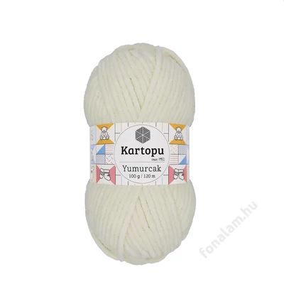 Kartopu Yumurcak fonal K011 Krém