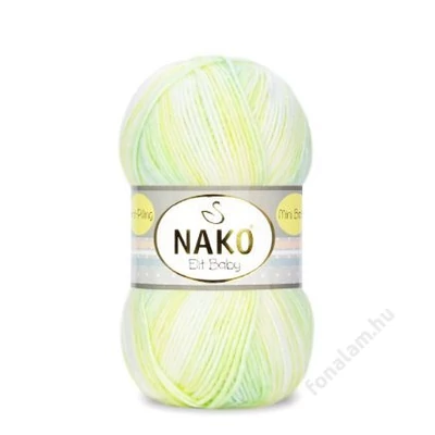 Nako Elit Baby Mini Batik fonal 32424 Kikelet 