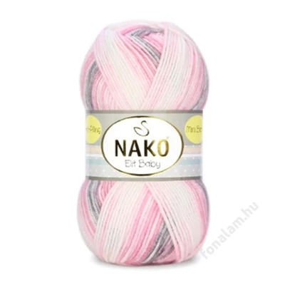 Nako Elit Baby Mini Batik fonal 32419 Rozi
