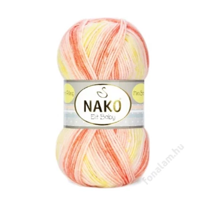 Nako Elit Baby Mini Batik fonal 32430 Kincső