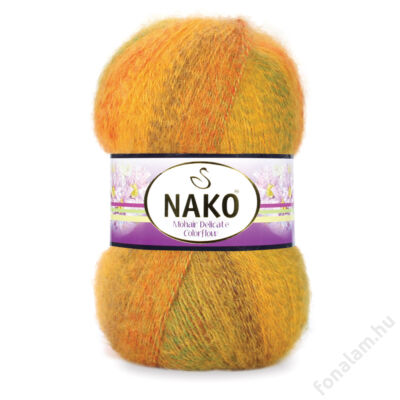 Nako Mohair Delicate Colorflow fonal 7252 Nyárias