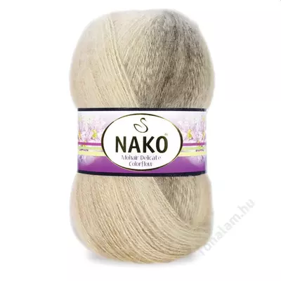 Nako Mohair Delicate Colorflow fonal 7309 Szántóföld