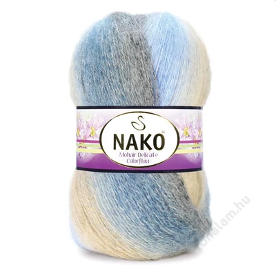 Nako Mohair Delicate Colorflow fonal 7247 Homokos part