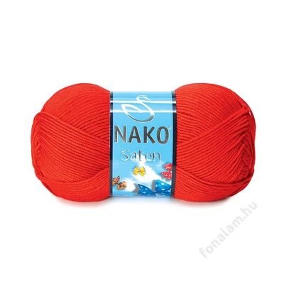 Nako Saten fonal 207 Pipacs