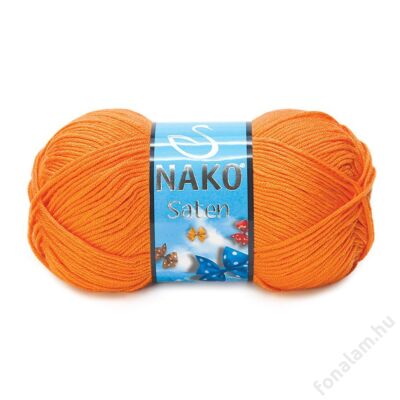 Nako Saten fonal 10157 Narancs