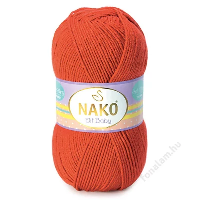 Nako Elit Baby fonal 10701 Tégla