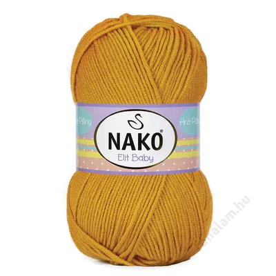Nako Elit Baby fonal 1636 Mustár