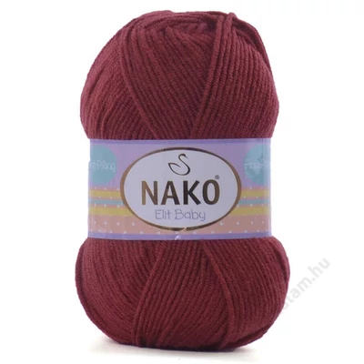 Nako Elit Baby fonal 178 Burgundi