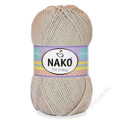 Nako Elit Baby fonal 4770 Mogyoró