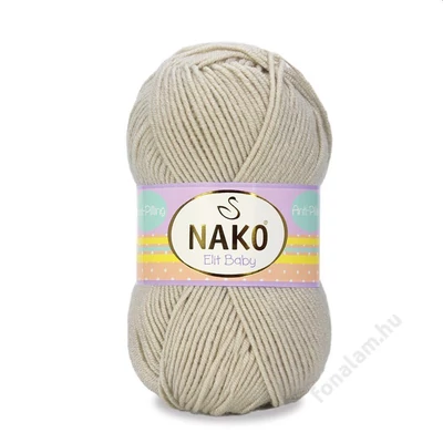Nako Elit Baby fonal 6662 Drapp