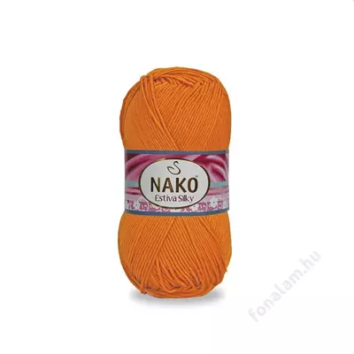 Nako Estiva Silky fonal 12926 Narancs