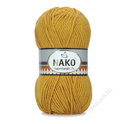 Nako Superlambs 25 fonal 10273 Mustár
