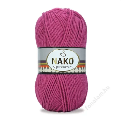 Nako Superlambs 25 fonal 6670 Málnafagyi
