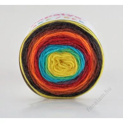 Papatya Cake Wool  fonal 252 Szivárvány