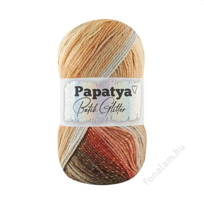 Papatya Batik Glitter fonal 10 Aranyfácán