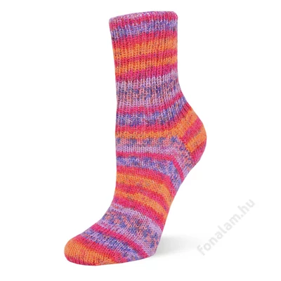 Rellana Flotte Socke Bambus Merino fonal 3006 Tüzes