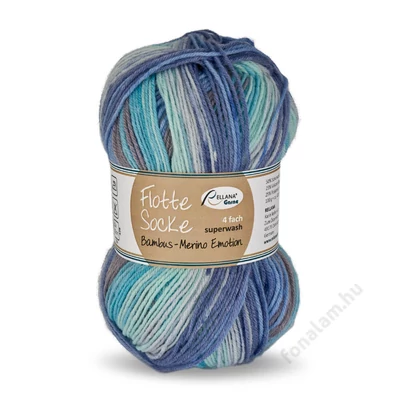 Rellana Flotte Socke Bambus Merino Emotion fonal 1542 Lagúna