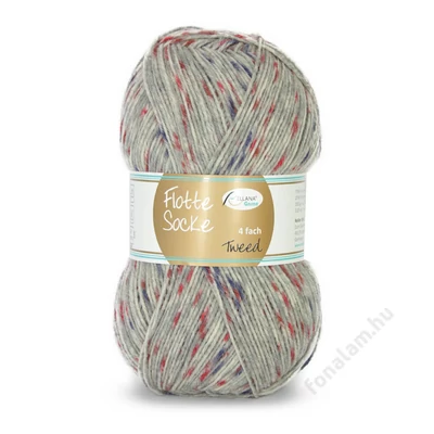 Rellana Flotte Socke Tweed fonal 1332 Kavics