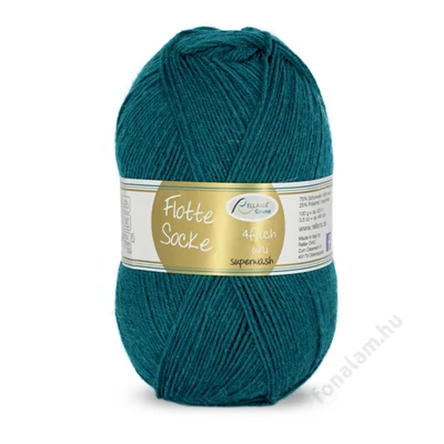 Rellana Flotte Socke Uni fonal 913 Petrol