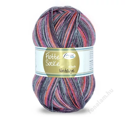 Rellana Flotte Socke Vintage fonal 1260 Bogyós gyümölcs