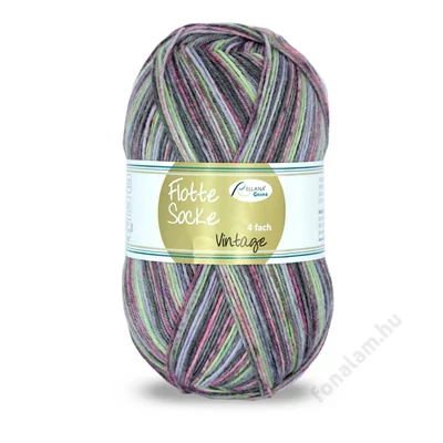 Rellana Flotte Socke Vintage fonal 1261 Mezei virág