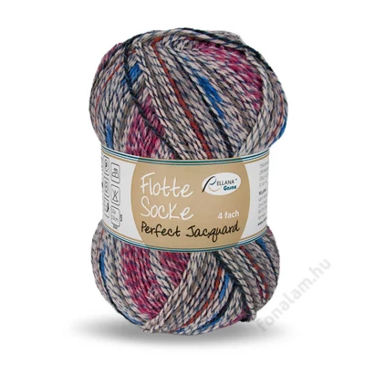 Rellana Flotte Socke Perfect Jacquard fonal 1141 Hortenzia