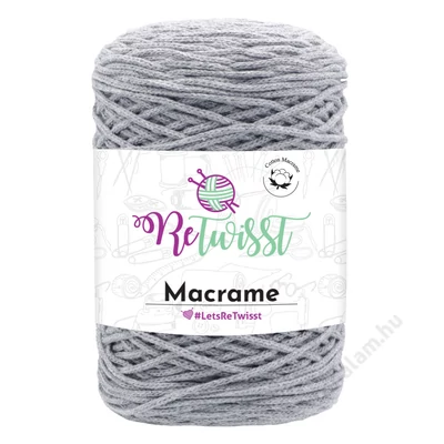 Retwisst Macrame  zsinórfonal 7003 Egér