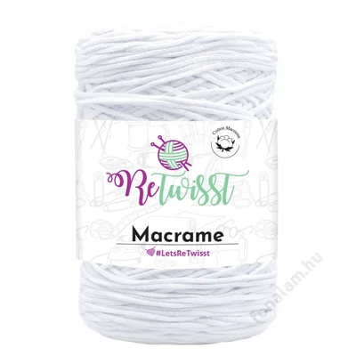 Retwisst Macrame  zsinórfonal 7001 Hópihe