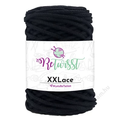 Retwisst XXLace  zsinórfonal 5002 Black